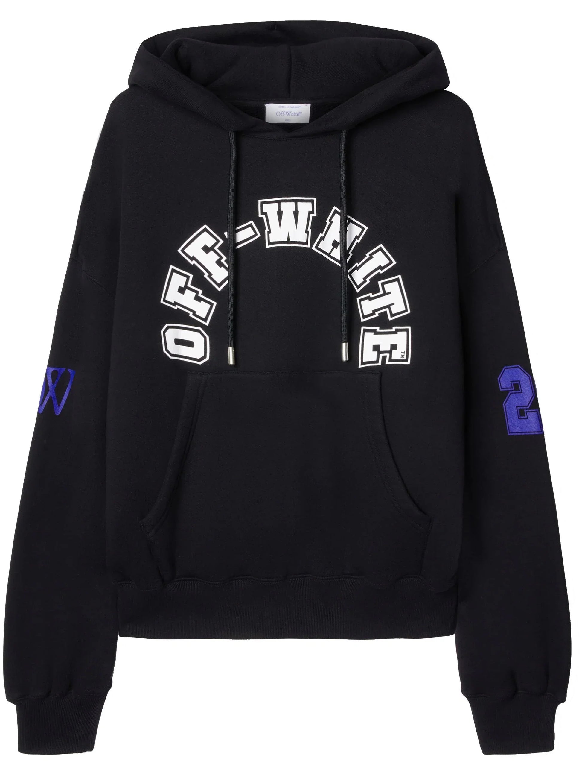 Football Print Cotton Hoodie by Off-White - bottegalusso: Premier Destination for Modern Luxury Menswear